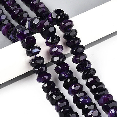 Natural Agate Beads Strands G-N356-01A-13-1
