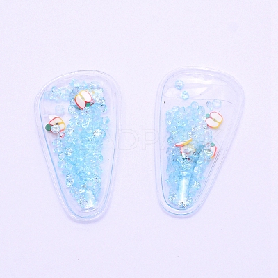 Plastic with Resin and Polymer Clay Accessories LS-RESI-CJC0007-32D-1