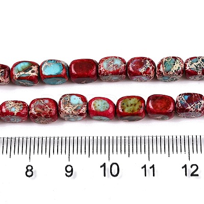 Natural Imperial Jasper Beads Strands G-N342-62F-1