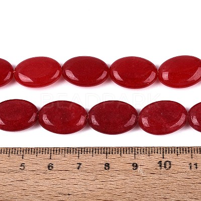 Dyed Natural White Jade Beads Strands G-N370-01A-10-1