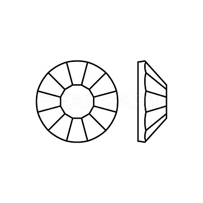 Preciosa® Crystal Hotfix Flatback Stones Y-PRC-HSS6-00030-234-1