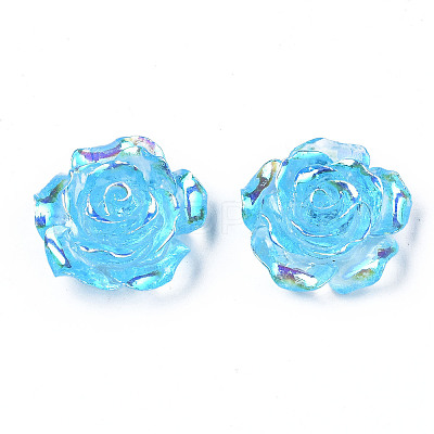 Transparent Resin Cabochons X-CRES-N030-001C-1