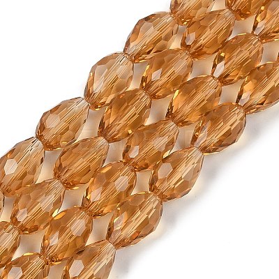 Transparent Glass Beads Strands EGLA-N013-T6mm-D21-1
