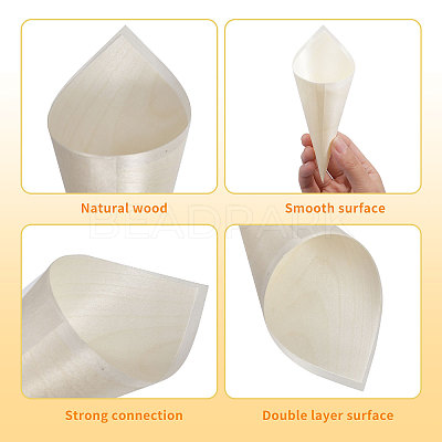 Bamboo 12-Hole Ice Cream Display Stands AJEW-GL0001-82-1