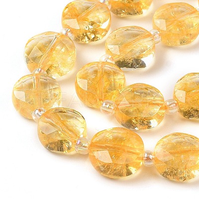 Heated Natural Citrine Bead Strands G-C116-A05-01-1