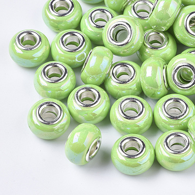 Opaque Resin European Beads RPDL-T038-007D-1