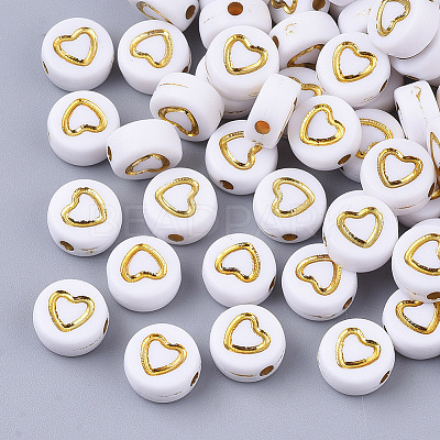 Plating Acrylic Beads LS-PACR-Q112-08-1