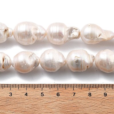 Natural Nucleated Pearl Beads Strands PEAR-B004-15G-01C-1