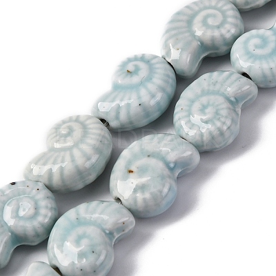 Ocean Series Glazed Porcelain Beads PORC-R002-03A-1