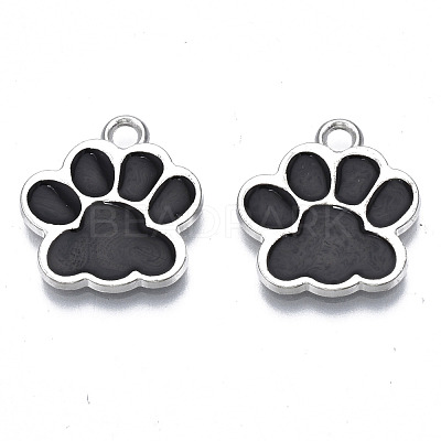 Alloy Enamel Pendants ENAM-T016-22P-C-RS-1