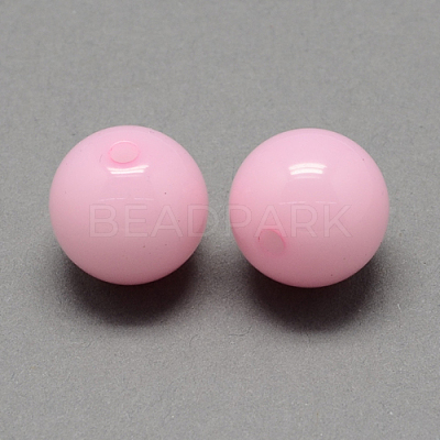 Imitation Jelly Acrylic Beads JACR-R001-8mm-11-1