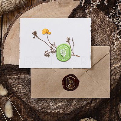 Flower Theme DIY Scrapbooking Stamps DIY-HS0001-89-1