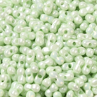 Opaque Colours Luster Glass Seed Beads SEED-B001-01A-10-1
