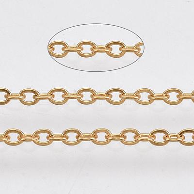 Ion Plating(IP) 304 Stainless Steel Cable Chains CHS-R002-0.5mm-G-1