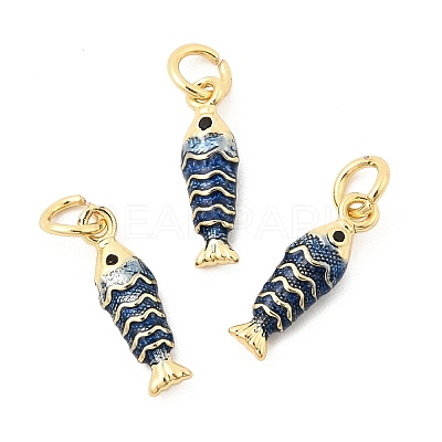 Brass Micro Pave Cubic Zirconia Pendants KK-Z147-03G-1