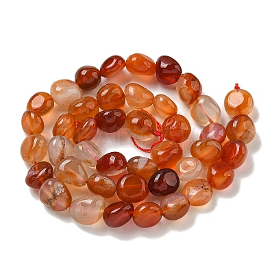 Natural Brazil Red Agate Beads Strands G-L599-A01-01-1