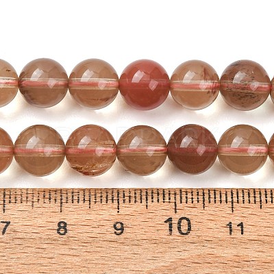Natural Andesine Feldspar Beads Strands GG-CBA0251-A01-9mm-1