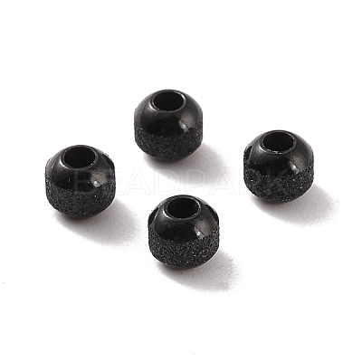 Textured 304 Stainless Steel Beads Ion Plating(IP) STAS-P306-01A-EB-1
