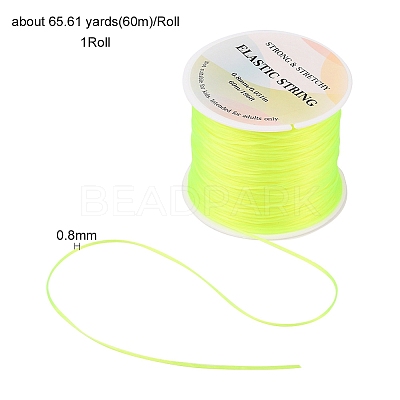 Flat Elastic Crystal String EW-YW0001-0.8mm-02F-1