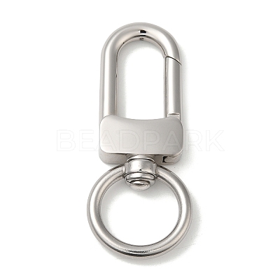 Non-Tarnish 304 Stainless Steel Swivel Clasps STAS-G321-03P-1