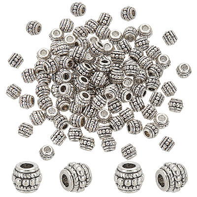 100Pcs Tibetan Silver Beads FIND-PH0020-01-1