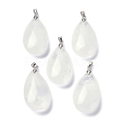 Natural Quartz Crystal Pendants X-G-D084-01P-B17-1