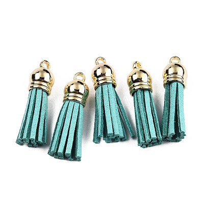 Faux Suede Tassel Pendant Decorations FIND-T002-B37-1