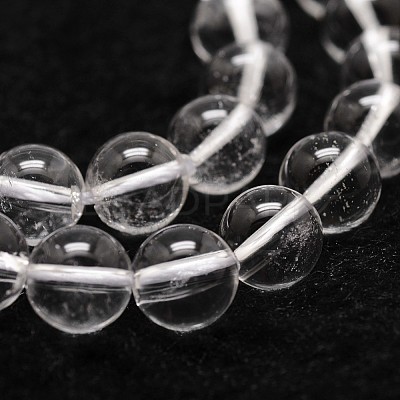 Natural Quartz Crystal Beads Strands X-G-D840-61-8mm-1