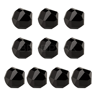 10Pcs Glass Imitation Austrian Crystal Beads GLAA-TADJ0001-11D-1