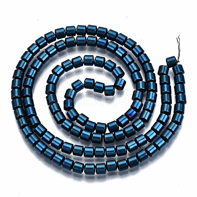 Electroplate Non-magnetic Synthetic Hematite Beads Strands G-T114-61-04-1