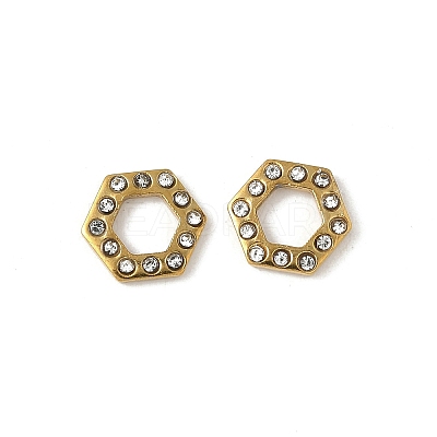 304 Stainless Steel Rhinestone Cabochons STAS-A057-04G-B02-1