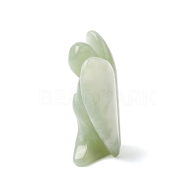 Natural Xiuyan Jade Angel Figurine DJEW-N006-01A-37-1