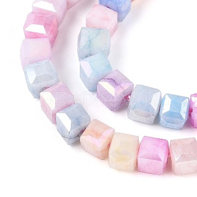 Anti-Tarnish Electroplate Glass Beads Strands GLAA-T025-3mm-10A-1