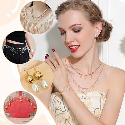 120Pcs 3 Styles ABS Plastic Imitation Pearl Beads FIND-GA0006-90-1