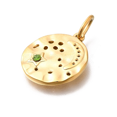 304 Stainless Steel Pendants STAS-R159-52G-04-1