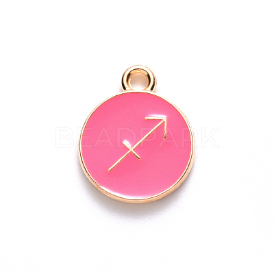 Alloy Enamel Pendants ENAM-S124-01A-03F-1