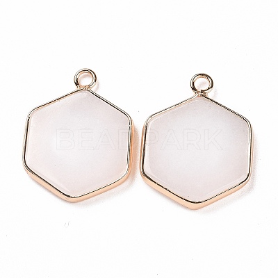 Natural White Jade Pendants G-G990-06KCG-1
