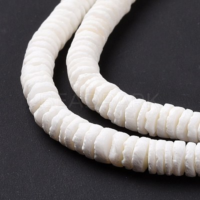 Natural Sea Shell Beads Strands SSHEL-G023-07-1