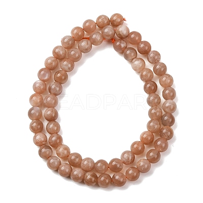 Natural Sunstone Beads G-F222-33-6mm-01-1
