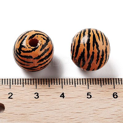Wood European Beads WOOD-M011-03D-1