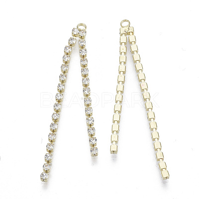 Brass Cup Chains Tassel Big Pendants PALLOY-S177-72LG-1