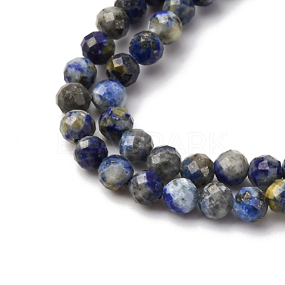 Natural Lapis Lazuli Beads Strands LS-G-RM2025-A41-4mm-B-1