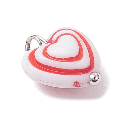 Opaque Acrylic Pendants PALLOY-JF04352-01-1