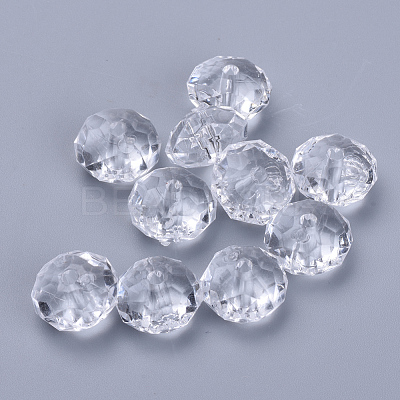 Transparent Acrylic Beads X-TACR-Q258-22mm-V01-1