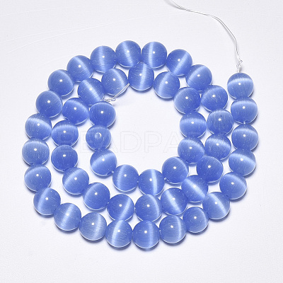 Cat Eye Beads Strands X-CE-M011-10mm-07-1