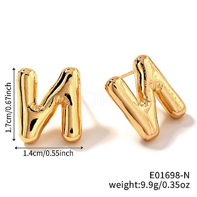 Brass Stud Earrings UV9543-14-1