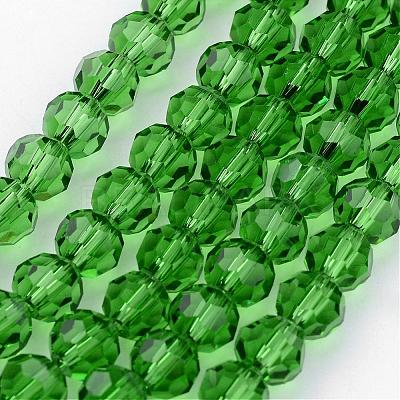 Transparent Glass Bead Strands GLAA-G013-6mm-54-1