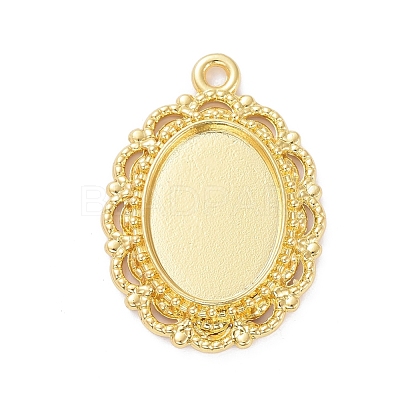Alloy Pendant Cabochon Settings X-PALLOY-E577-38G-1