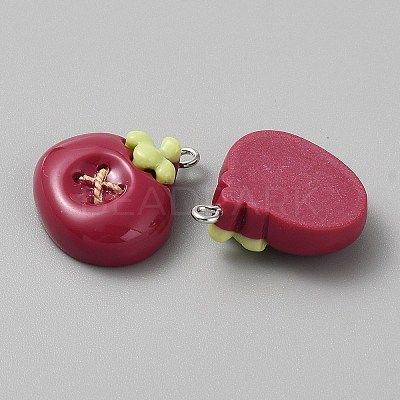 Opaque Resin Pendants CRES-CJC0011-004D-P-1
