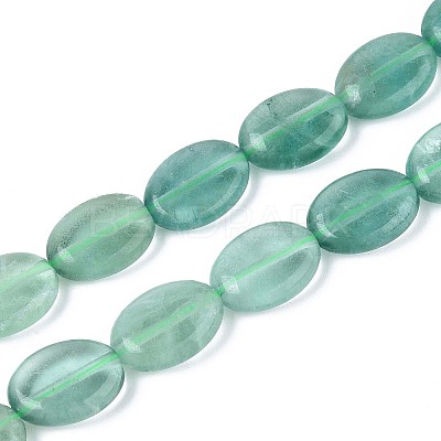 Natural Green Fluorite Beads Strands G-T142-62-1